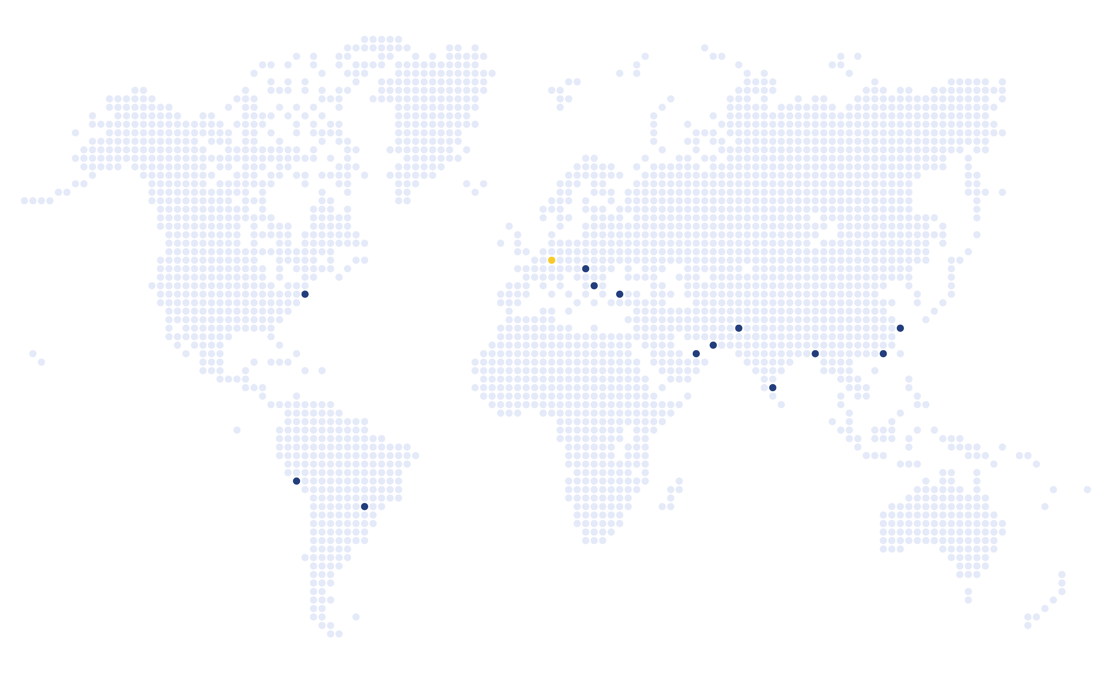 World Map of Tradewinds International Trade and Finance Presence